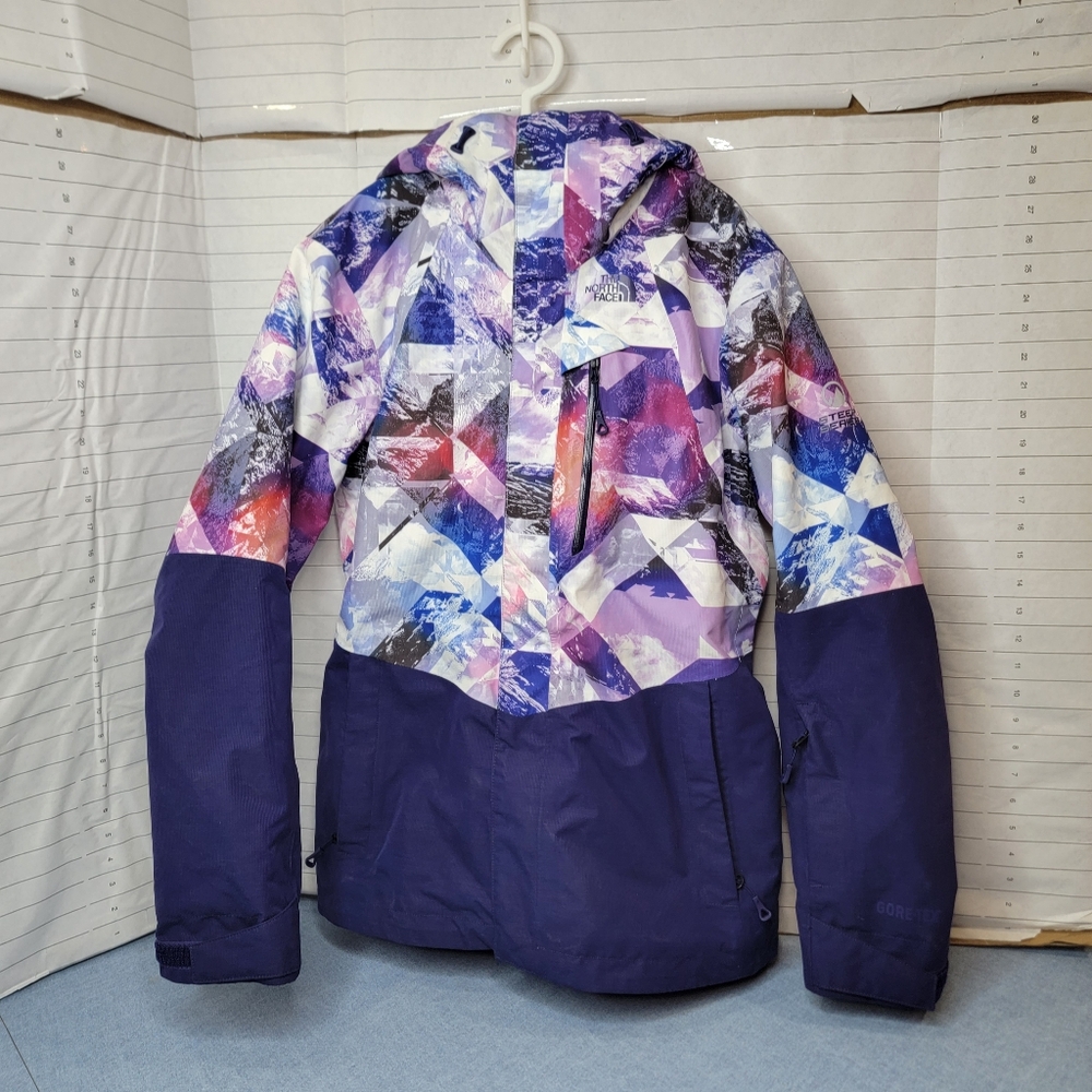 The North Face Steep Series Women's Small Ski Jacket Purple Gore-tex Primaloft